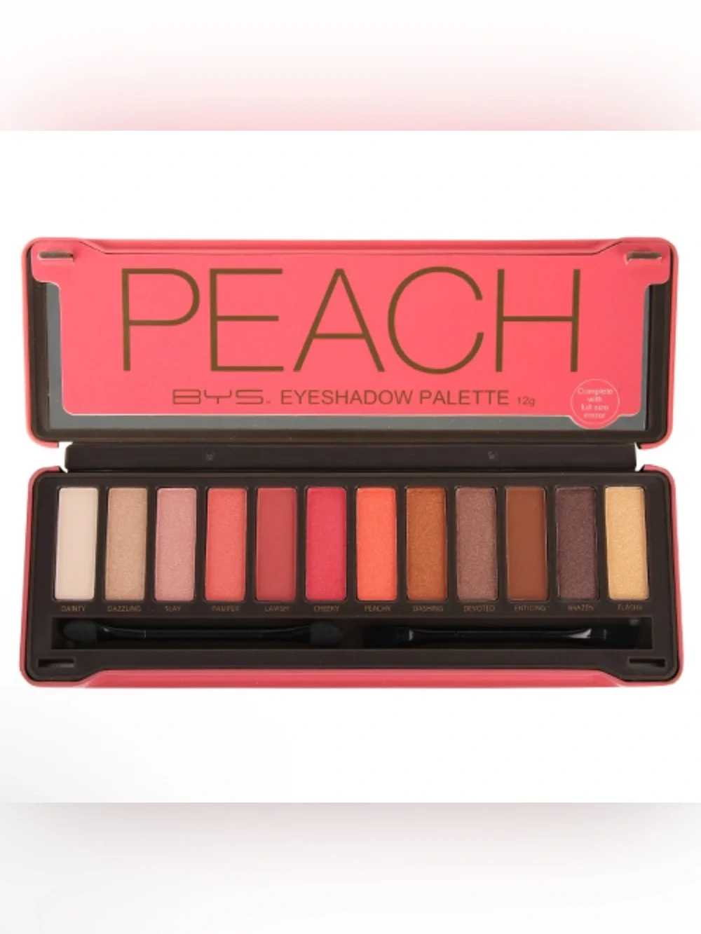 BYS 12pc Eyeshadow Palette Peach